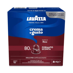 Lavazza Nespresso® Ricco Алуминиумски Капсули 80